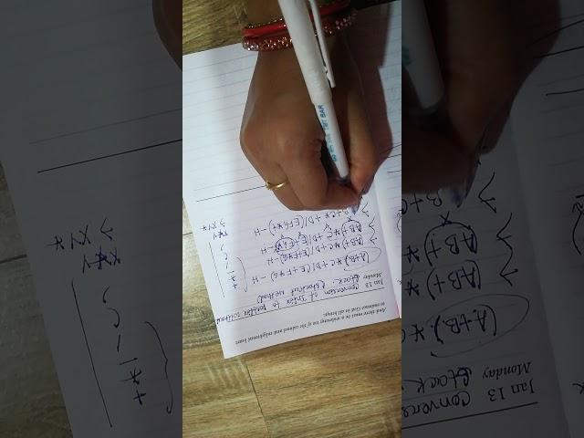 INFIX TO POSTFIX NOTATION  WITHOUT STACK(Shortcut method)