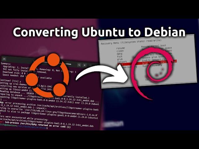 Upgrading Ubuntu... to Debian?!