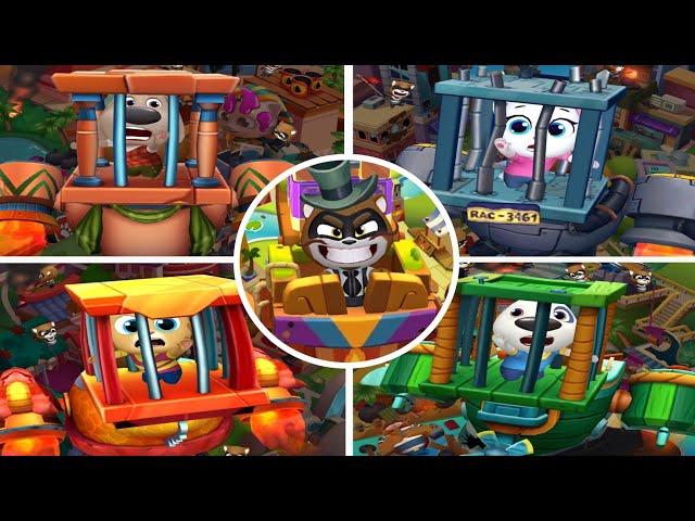 Talking Tom Hero Dash - All Bosses + Cutscenes (No Damage)