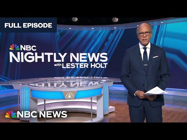 Nightly News Full Broadcast - Oct. 24