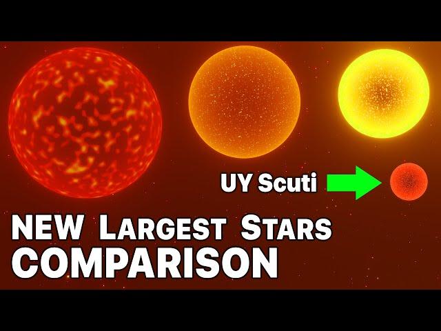 NEW Largest Known Stars Comparison, Bigger than UY Scuti  • (2K) • 2024