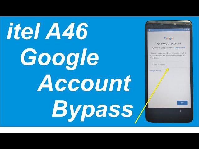 itel L5503 Frp Google Account Bypass | itel a46 frp bypass without pc