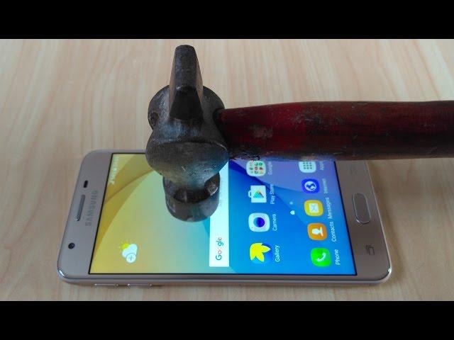 Samsung Galaxy J5 Prime Screen Scratch Test Gorilla Glass 4