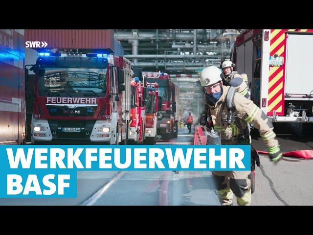 Die Werkfeuerwehr der BASF: Rund um die Uhr einsatzbereit