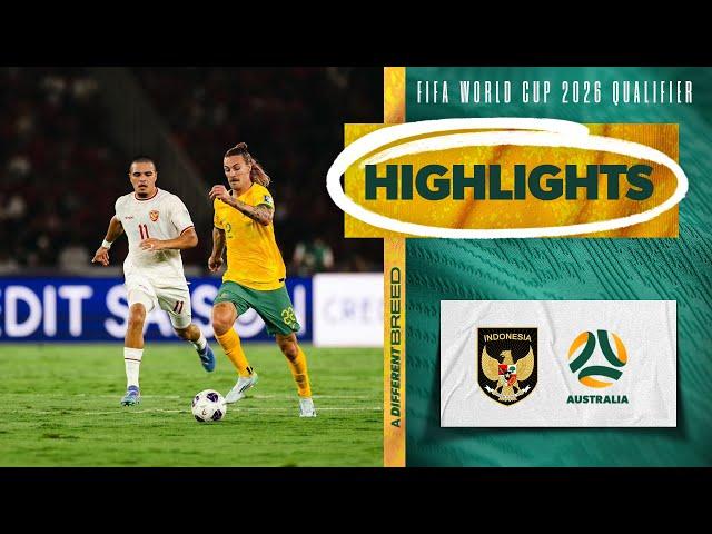 Indonesia v Australia | Highlights | FIFA World Cup 2026 Third Round Qualifier