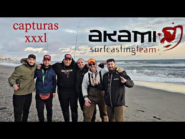 NOCHE DURA CON CAPTURAS XXXL...TEMPORAL EN TORROX BUSCANDO EL SARGO Y LA LUBINA..SURFCASTING GRANADA