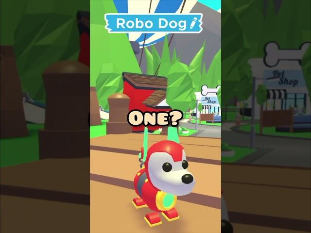 How old am I? Robo Dog Adopt Me! #shorts