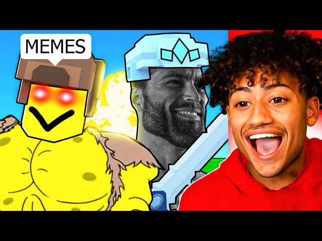 REACTING To The FUNNIEST Roblox Bedwars MOMENTS..