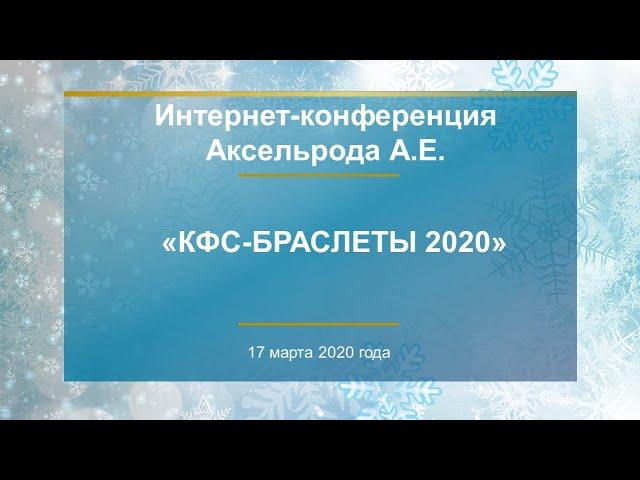 Аксельрод А.Е. «КФС-браслеты 2020» 17.03.20