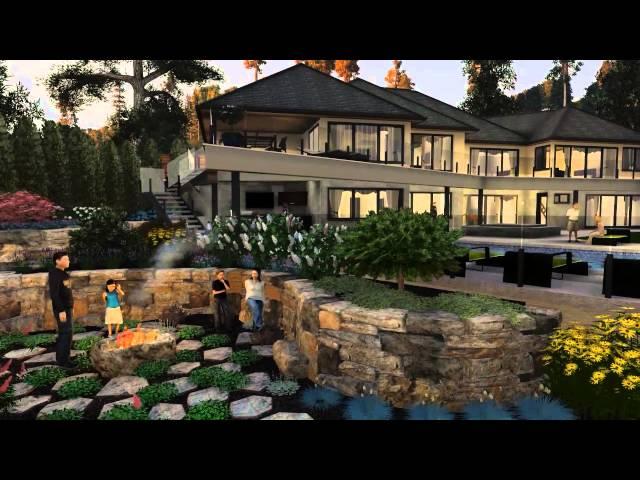 Animated 3D Design Presentation -Exterior Arch Viz, 3D Landscape Design