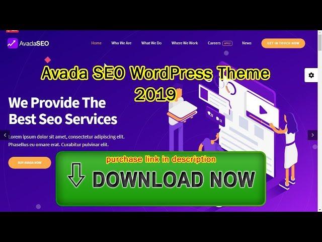 Avada WordPress Template for SEO Agency 2019 download Themeforest  | avada theme price