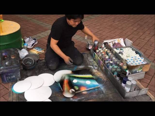 Spray ART LOCO making universe!!!!!