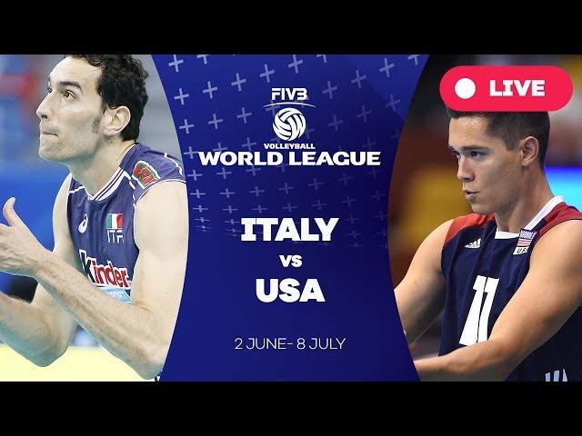 Italy v USA - Group 1: 2017 FIVB Volleyball World League