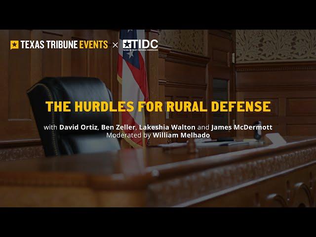 The Hurdles For Rural Defense