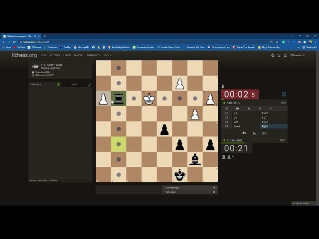 Last Lichess Stream 2021