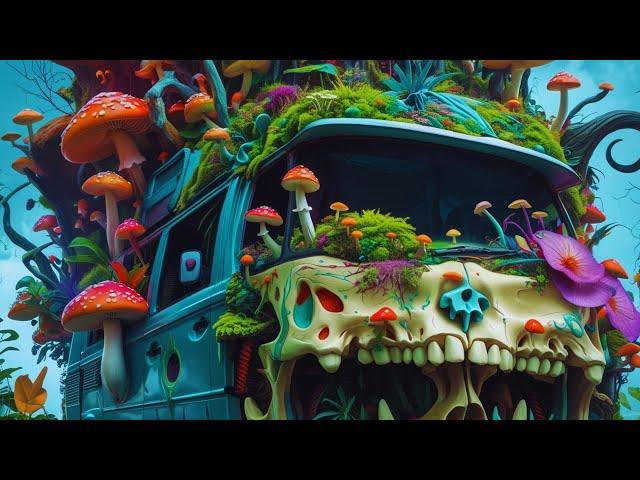 Psychedelic Time Voyage | Magic Mushroom Psytrance & Time Illusion Mix 2025 (AI Visuals)