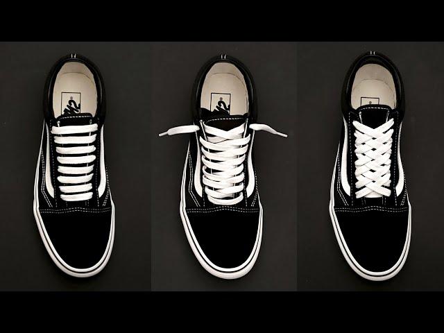 3 Крутых Способа Шнуровки Vans Old School | Vans Old School Шнуровка