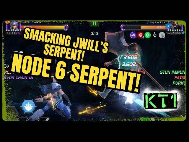 Clapping Serpents Cheeks! Node 6 Serpent! New Format War 5!