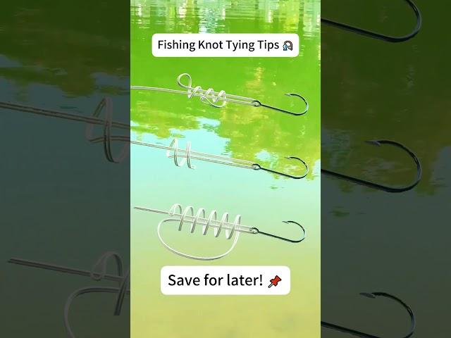 How to Tie ONE Knot for Hooks & Swivels | Quick Trick  #reeffun #fishing #fishingknots #fishhook