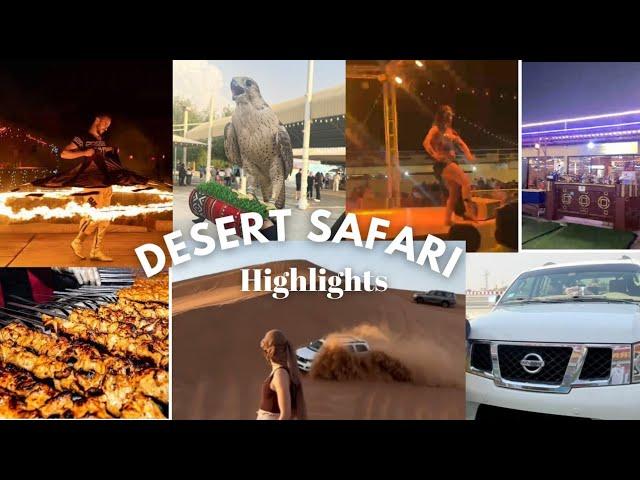 Desert Safari Dubai 2024 | Highlights | moon's diary