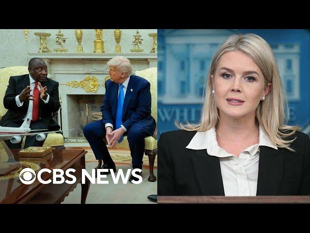 White House has defensive response about video played during Trump-South Africa meeting