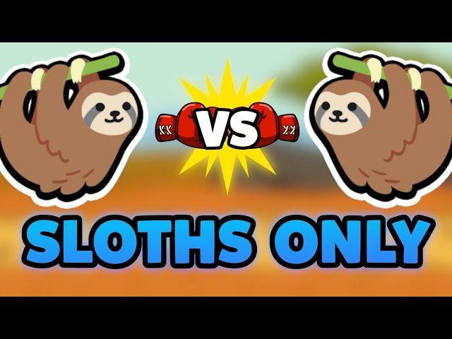 Super Auto Pets but we can only use SLOTHS