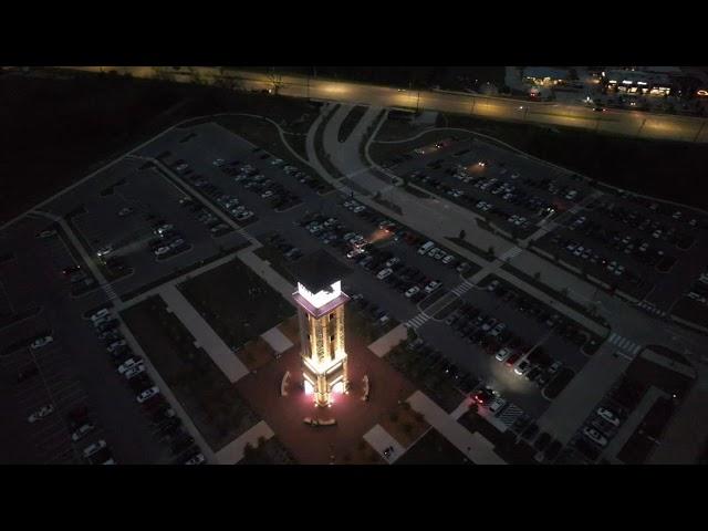 Eclipse 2024 totality from drone -  Frisco, Texas