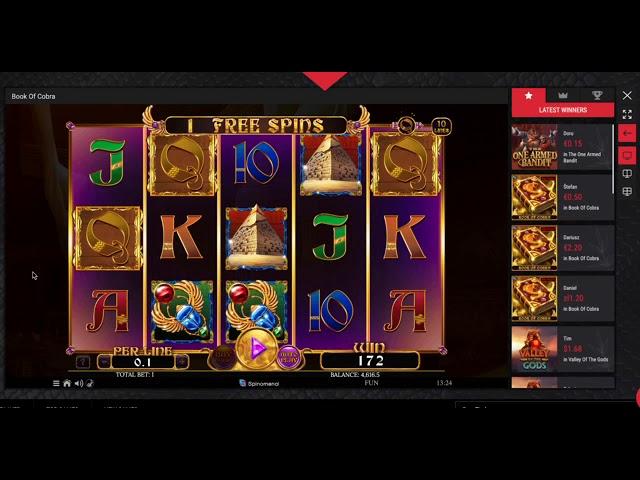 Book Of Cobra Gameplay EXCLUSIVE Slot Cobra Casino