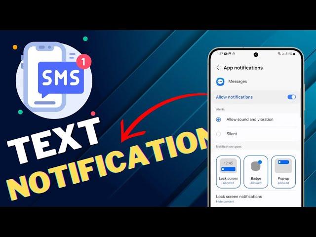 How To Change Samsung Galaxy S24 Text Notification Sound