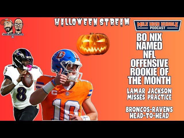 Bo Nix Wins Rookie of the Month | Lamar Injured | DENvsBAL Head-to-Head | MHH Podcast