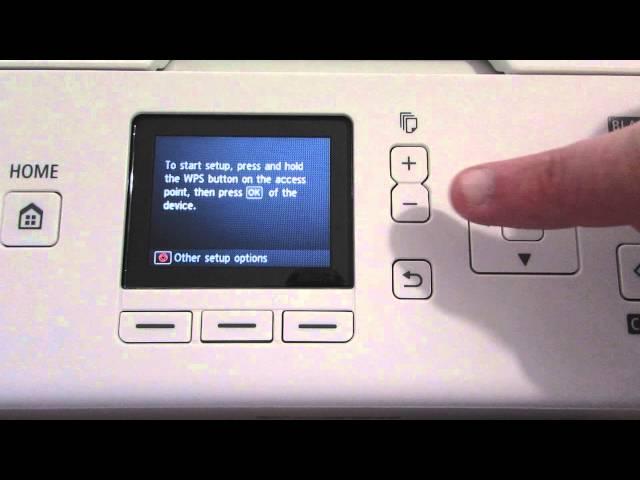 Canon MG5650 Wireless Setup Using WPS