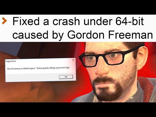 they PATCHED Gordon Freeman from TF2 