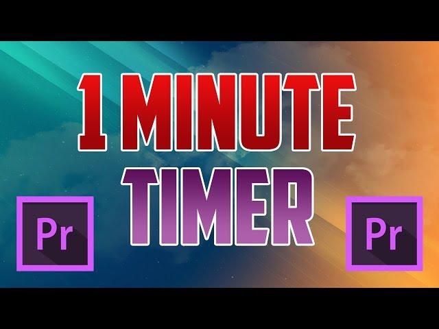 Premiere Pro CC : How to Add a Timer to a Video