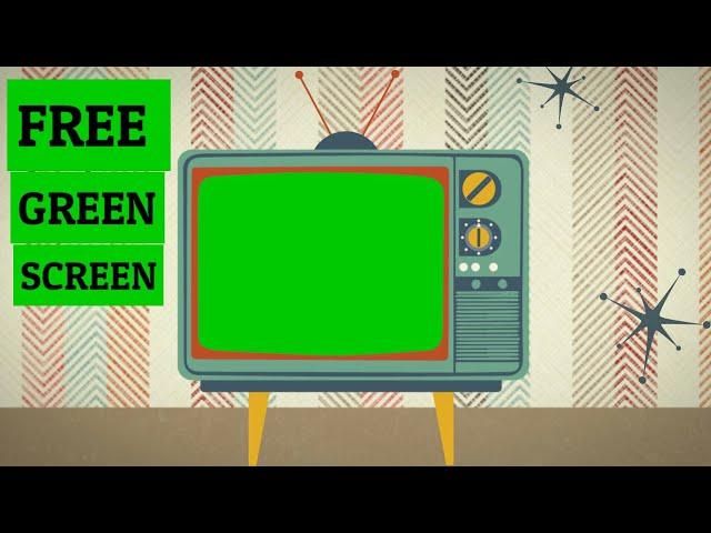 Green Screen TV Set 01 #greenscreen