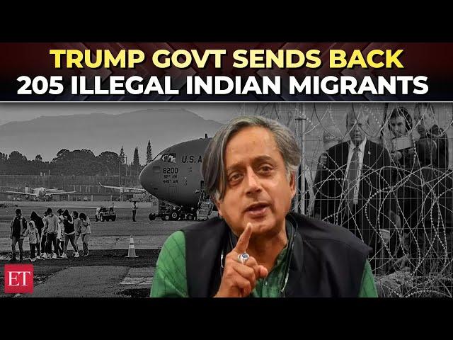 Trump govt sends back 205 illegal Indian migrants; 'Won't be the last...', says Shashi Tharoor