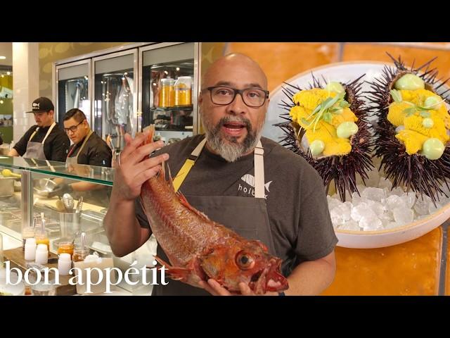 LA’s Cheapest Michelin Star Meal is Served in a Food Court | On The Line | Bon Appétit