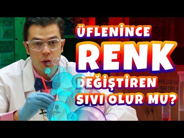 Üflenince Renk Değiştiren Sıvı Olur Mu?