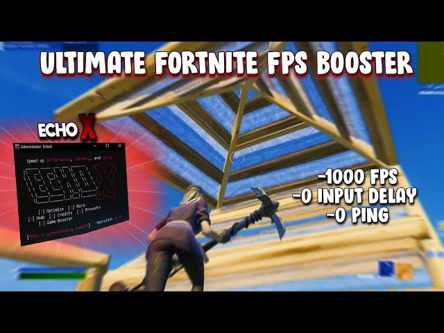 Best Fortnite FPS Booster Chapter 4 Season 3! (Lowers Ping, Reduces Input Lag & BOOST FPS)