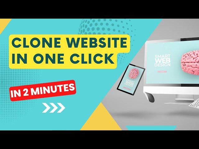 How To Clone Any Website Free | Copy Website Page in One Click