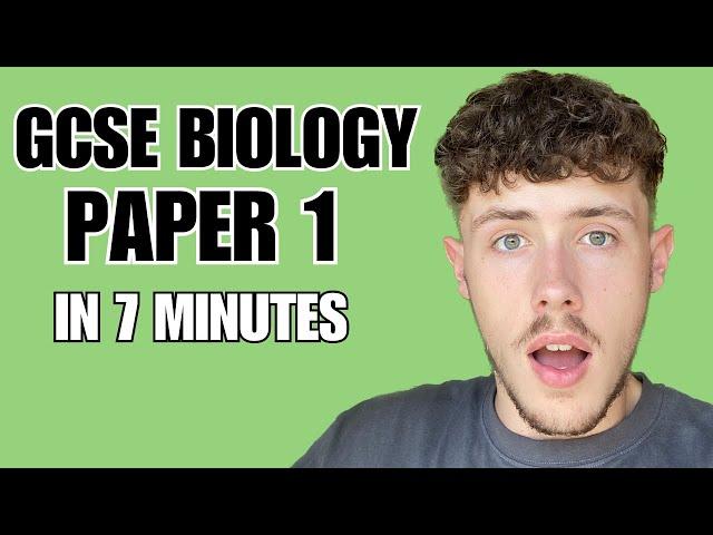 Biology Paper 1 in 7 Minutes! | Everything You Need to Know (GCSE Combined and Triple)