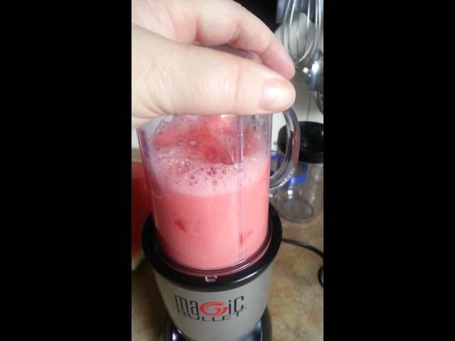 Magic bullet watermelon juice