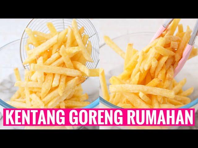 BIKIN KENTANG GORENG DIRUMAH ‼️ CRISPY NYA AWET & ANTI MELEMPEM