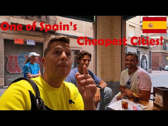 Murcia is one of Spain's Cheapest cities. They even offer Free Tapas here.