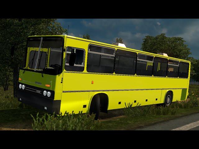 Euro Truck Simulator 2 обзор мода (Ikarus 250)