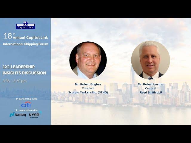 18th Annual Capital Link International Shipping Forum | 1X1 Leadership Insights Discussion