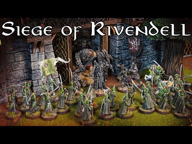 Siege Of Rivendell! Mega Battle Report ~ Middle Earth SBG