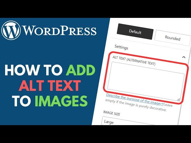 WordPress: How to Add Alt Text (Alternative Text) to Images