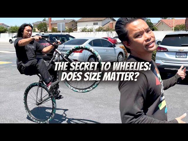 Does Size Really Matter For Wheelies On A Bike?