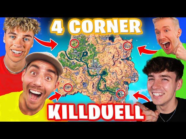 Das 4 ECKEN KILLDUELL CREATOR  BATTLE in FORTNITE! ️ mit Mexify, Magican und Davenite!