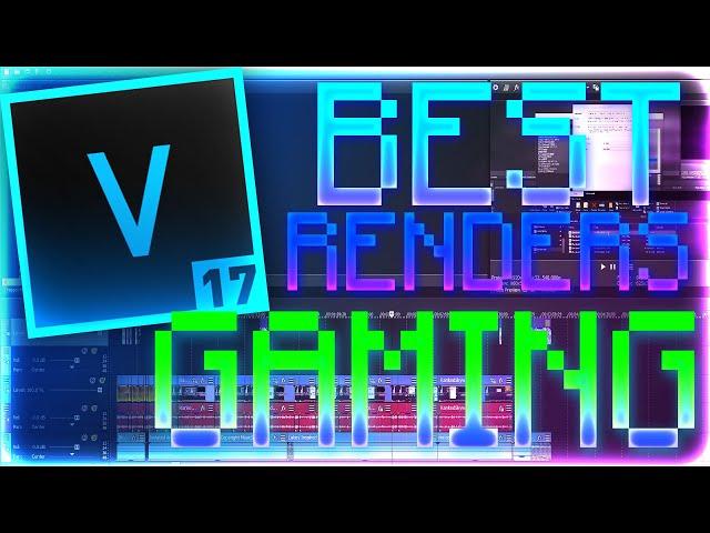 BEST Render Settings for Vegas Pro 17/16/15! [Gaming]  [Vegas Pro Tutorial!]